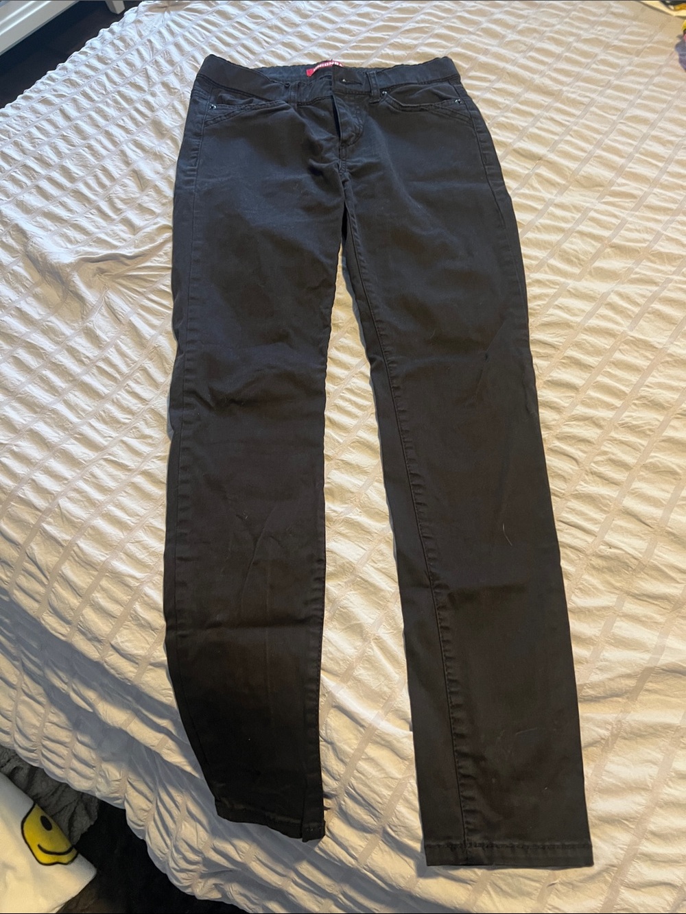 UninvBlack Straight-Leg Pants